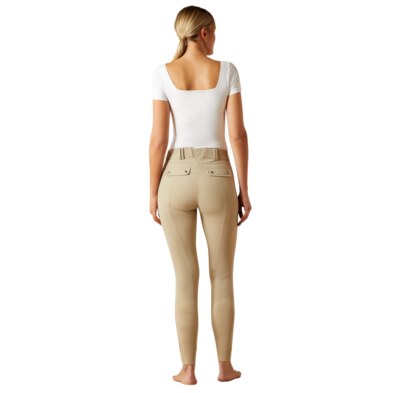 Ariat Tri Factor Grip Full Seat Breeches in Tan-1